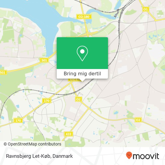 Ravnsbjerg Let-Køb kort