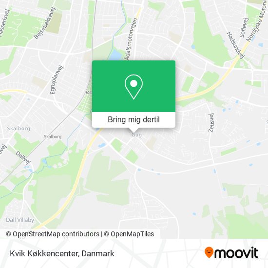 Kvik Køkkencenter kort