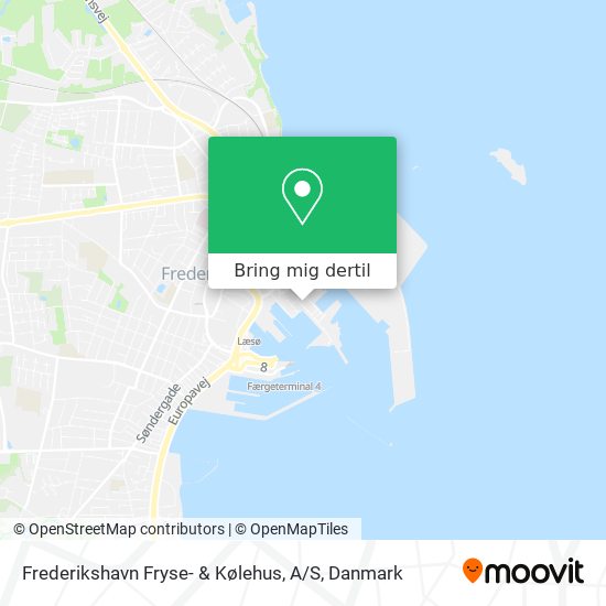 Frederikshavn Fryse- & Kølehus, A / S kort