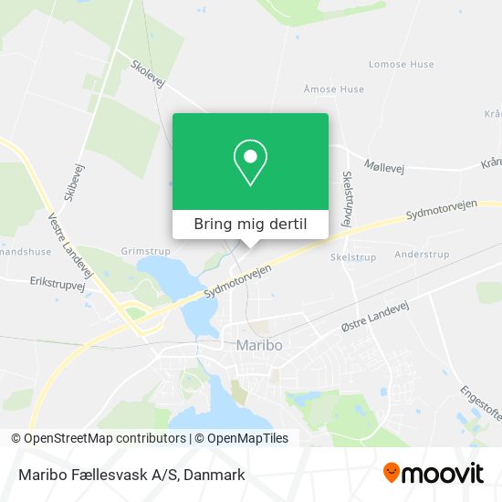 Maribo Fællesvask A/S kort