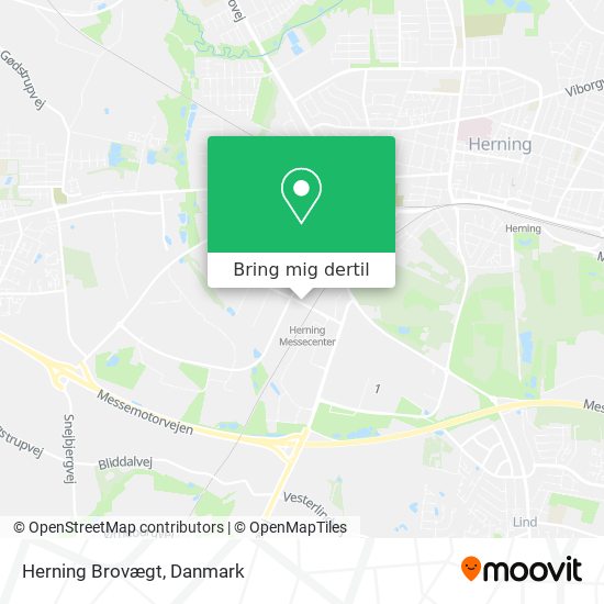 Herning Brovægt kort