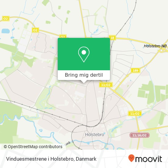 Vinduesmestrene i Holstebro kort