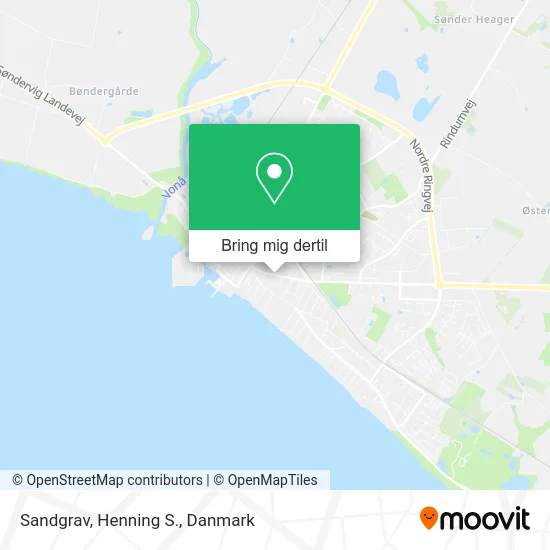 Sandgrav, Henning S. kort