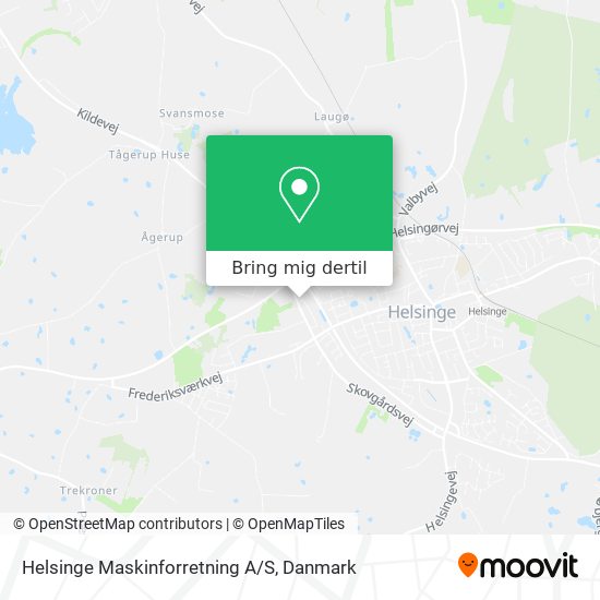 Helsinge Maskinforretning A/S kort