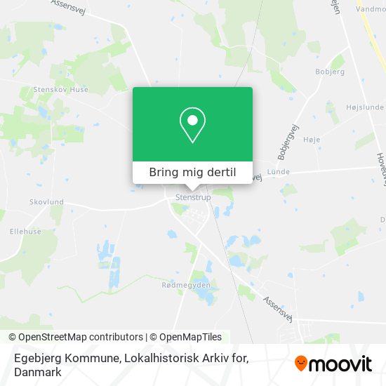 Egebjerg Kommune, Lokalhistorisk Arkiv for kort