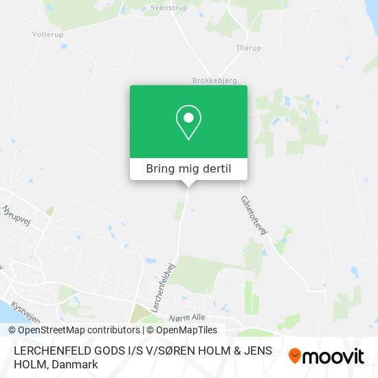 LERCHENFELD GODS I / S V / SØREN HOLM & JENS HOLM kort