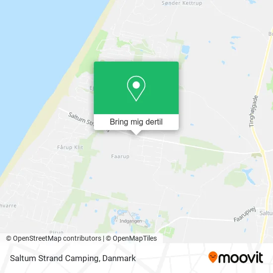 Saltum Strand Camping kort
