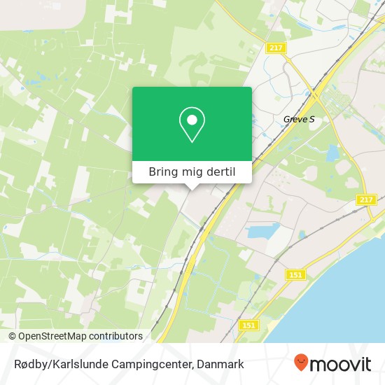Rødby/Karlslunde Campingcenter kort