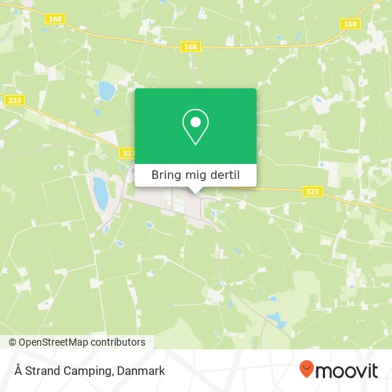 Å Strand Camping kort