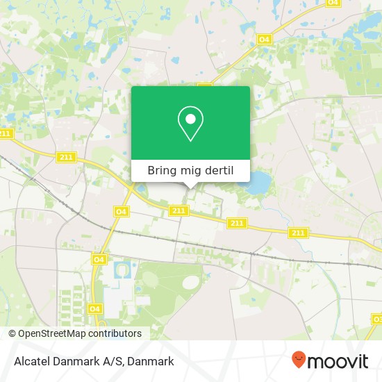 Alcatel Danmark A/S kort