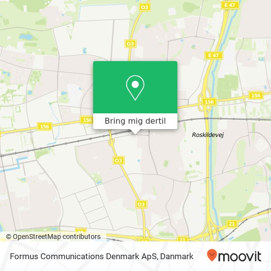 Formus Communications Denmark ApS kort