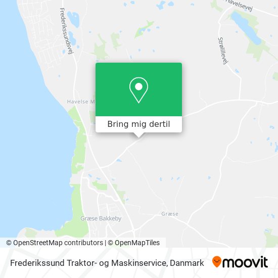 Frederikssund Traktor- og Maskinservice kort