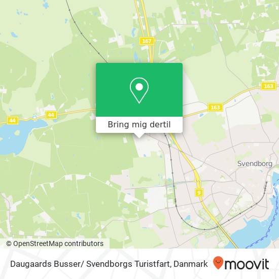 Daugaards Busser/ Svendborgs Turistfart kort