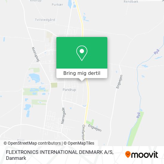 FLEXTRONICS INTERNATIONAL DENMARK A / S kort
