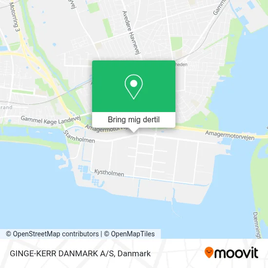 GINGE-KERR DANMARK A/S kort