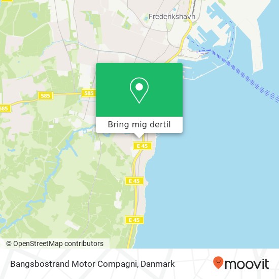 Bangsbostrand Motor Compagni kort