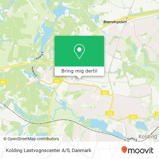 Kolding Lastvognscenter A/S kort