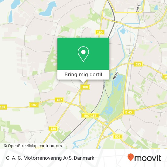 C. A. C. Motorrenovering A/S kort