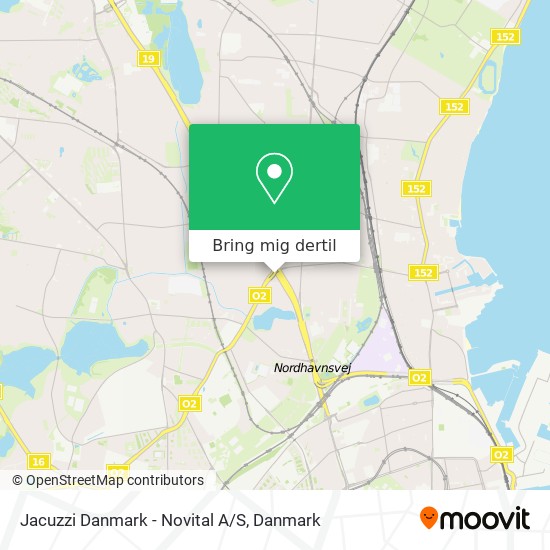 Jacuzzi Danmark - Novital A/S kort