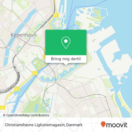 Christianshavns Ligkistemagasin kort