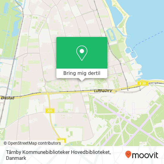 Tårnby Kommunebiblioteker Hovedbiblioteket kort