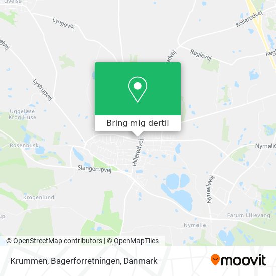 Krummen, Bagerforretningen kort