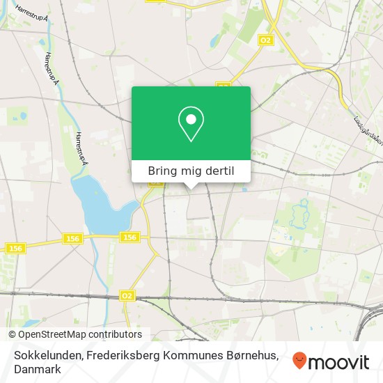 Sokkelunden, Frederiksberg Kommunes Børnehus kort