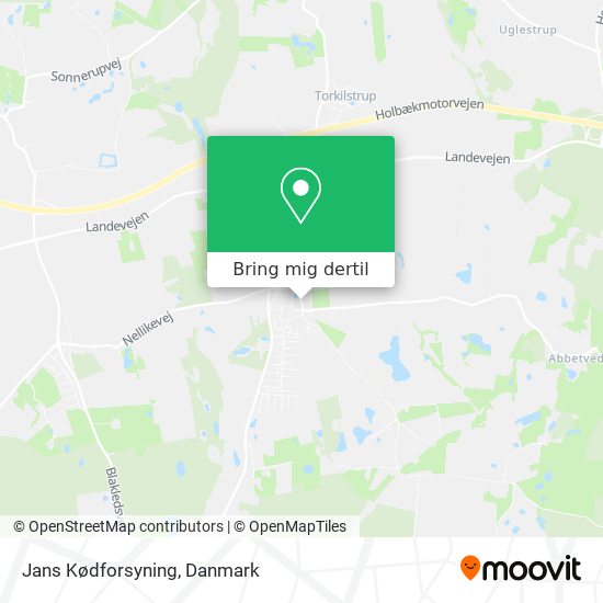 Jans Kødforsyning kort