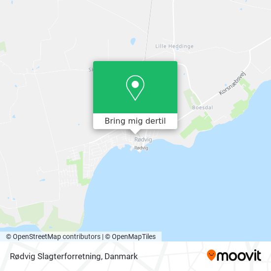 Rødvig Slagterforretning kort