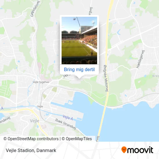 Vejle Stadion kort