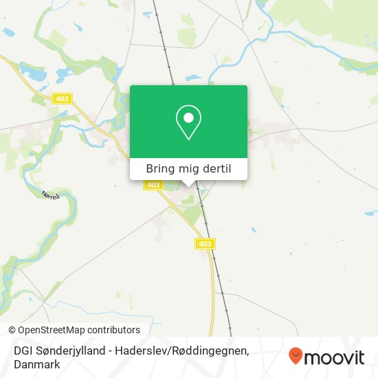 DGI Sønderjylland - Haderslev / Røddingegnen kort