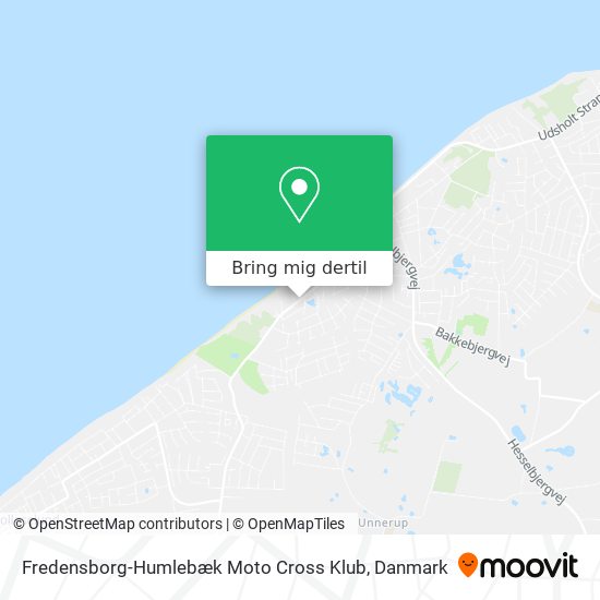 Fredensborg-Humlebæk Moto Cross Klub kort