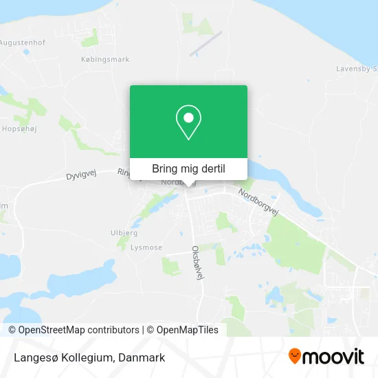 Langesø Kollegium kort