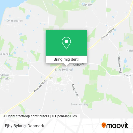 Ejby Bylaug kort