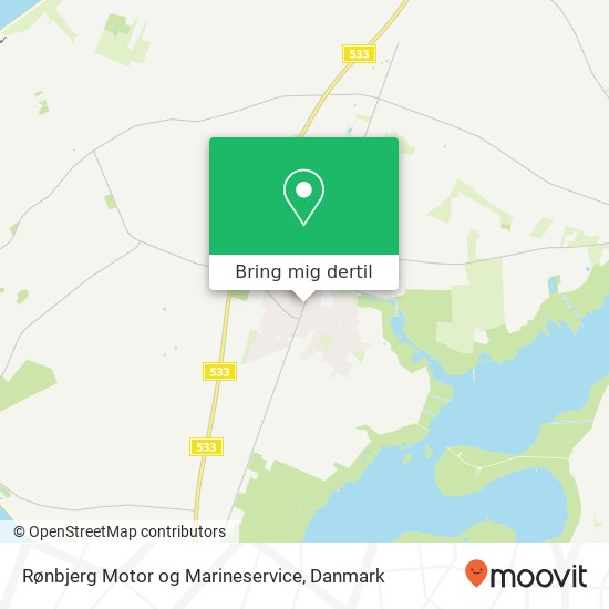 Rønbjerg Motor og Marineservice kort