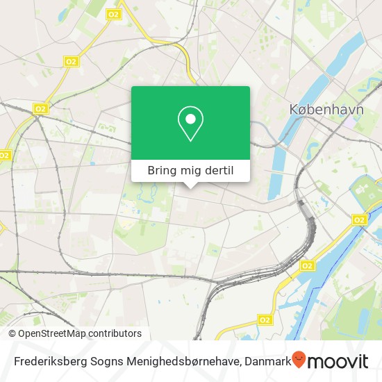 Frederiksberg Sogns Menighedsbørnehave kort