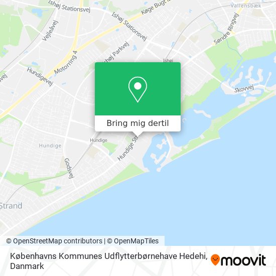 Københavns Kommunes Udflytterbørnehave Hedehi kort