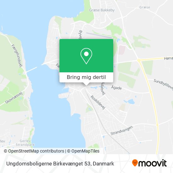 Ungdomsboligerne Birkevænget 53 kort