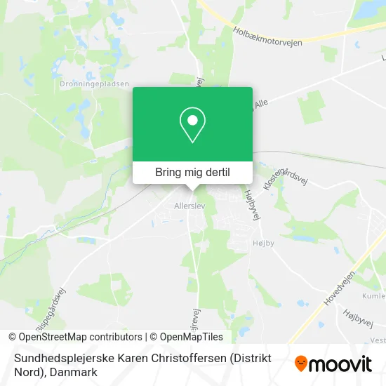Sundhedsplejerske Karen Christoffersen (Distrikt Nord) kort