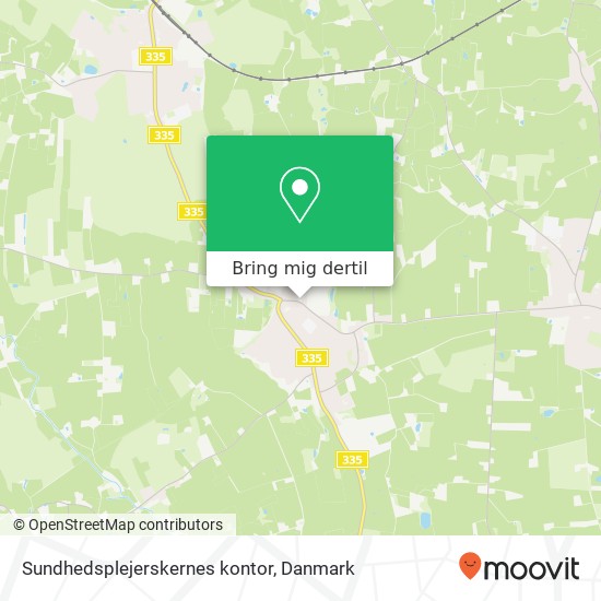 Sundhedsplejerskernes kontor kort