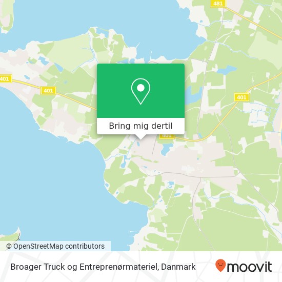 Broager Truck og Entreprenørmateriel kort