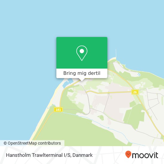 Hanstholm Trawlterminal I/S kort