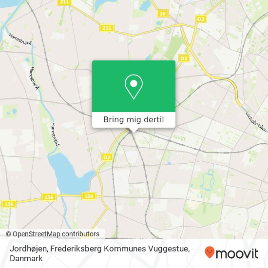 Jordhøjen, Frederiksberg Kommunes Vuggestue kort