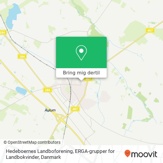 Hedeboernes Landboforening, ERGA-grupper for Landbokvinder kort