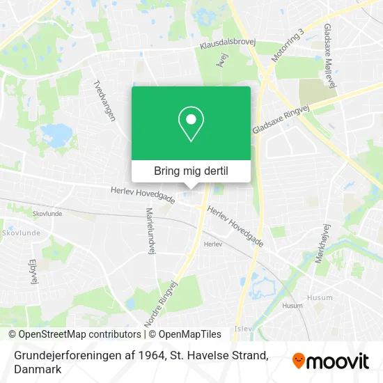 Grundejerforeningen af 1964, St. Havelse Strand kort