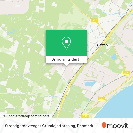 Strandgårdsvænget Grundejerforening kort