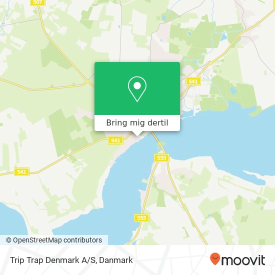 Trip Trap Denmark A/S kort