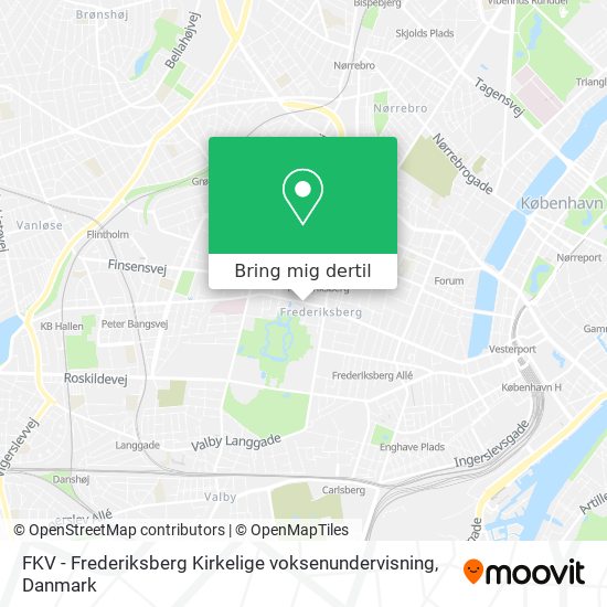 FKV - Frederiksberg Kirkelige voksenundervisning kort