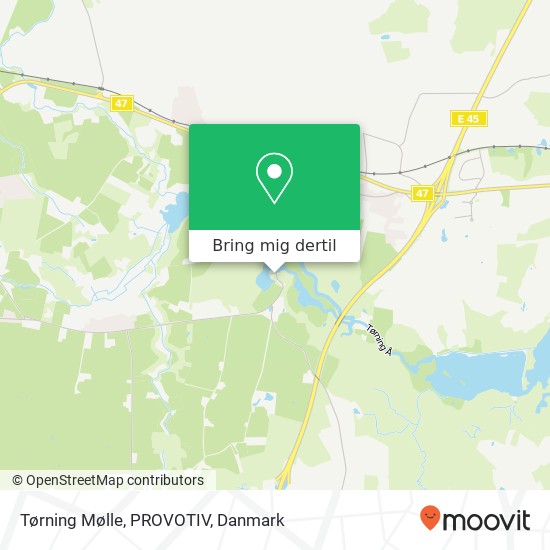 Tørning Mølle, PROVOTIV kort