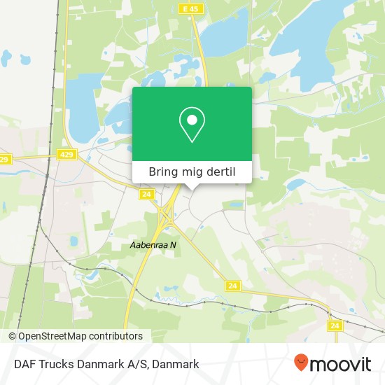 DAF Trucks Danmark A/S kort